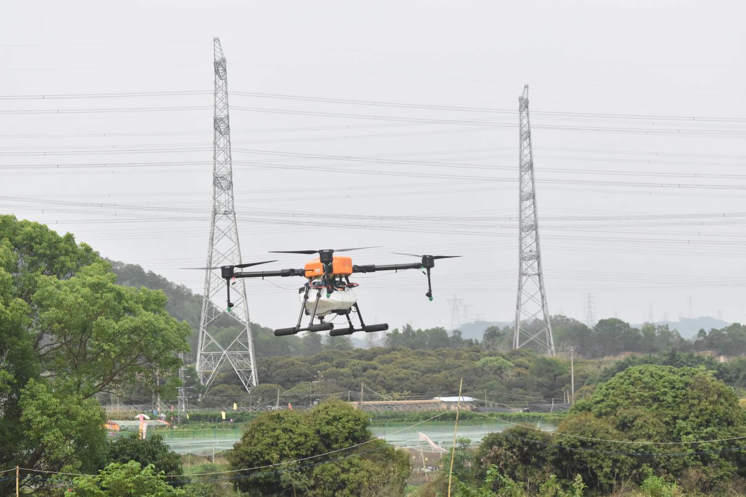鼎峰無人機保障秋糧增產豐收